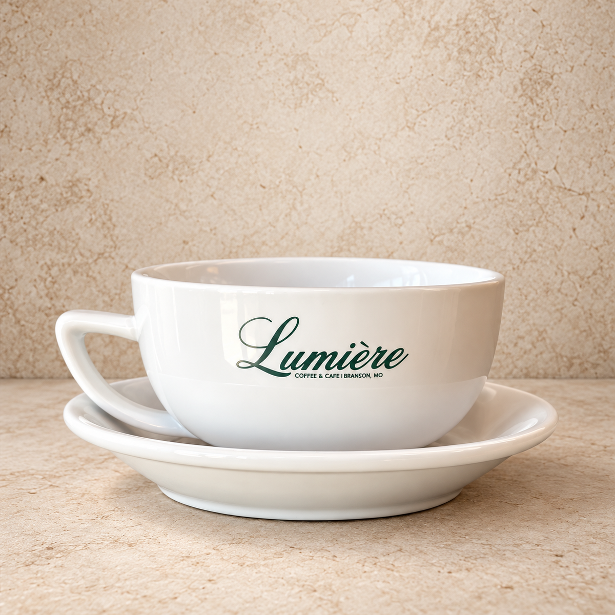 Latte Mug + Saucer Set