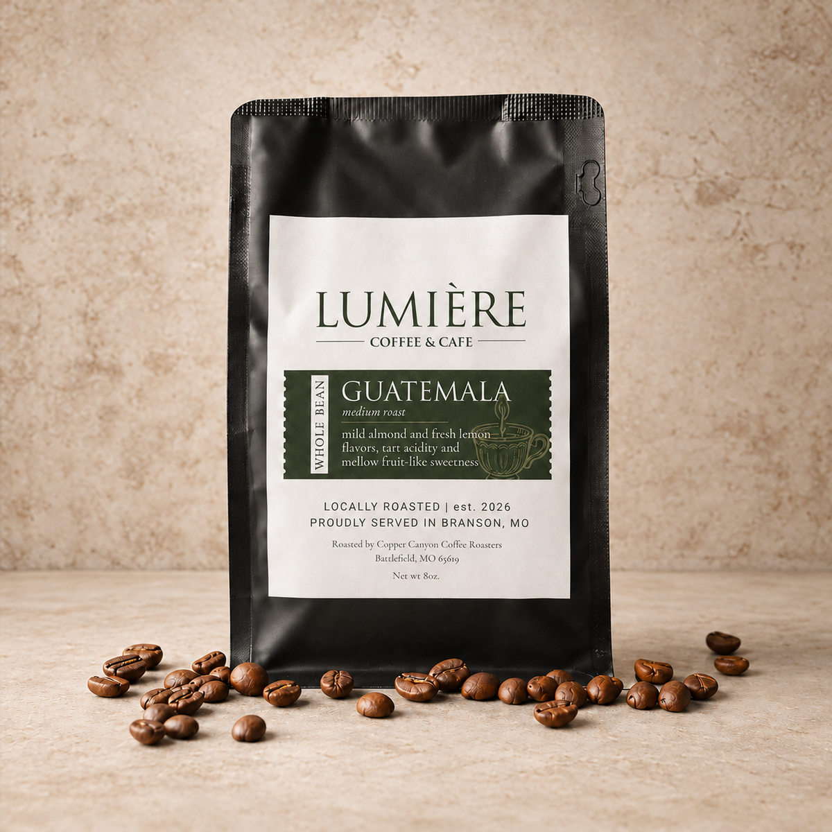 Lumiere Guatemala Coffee - Whole Bean
