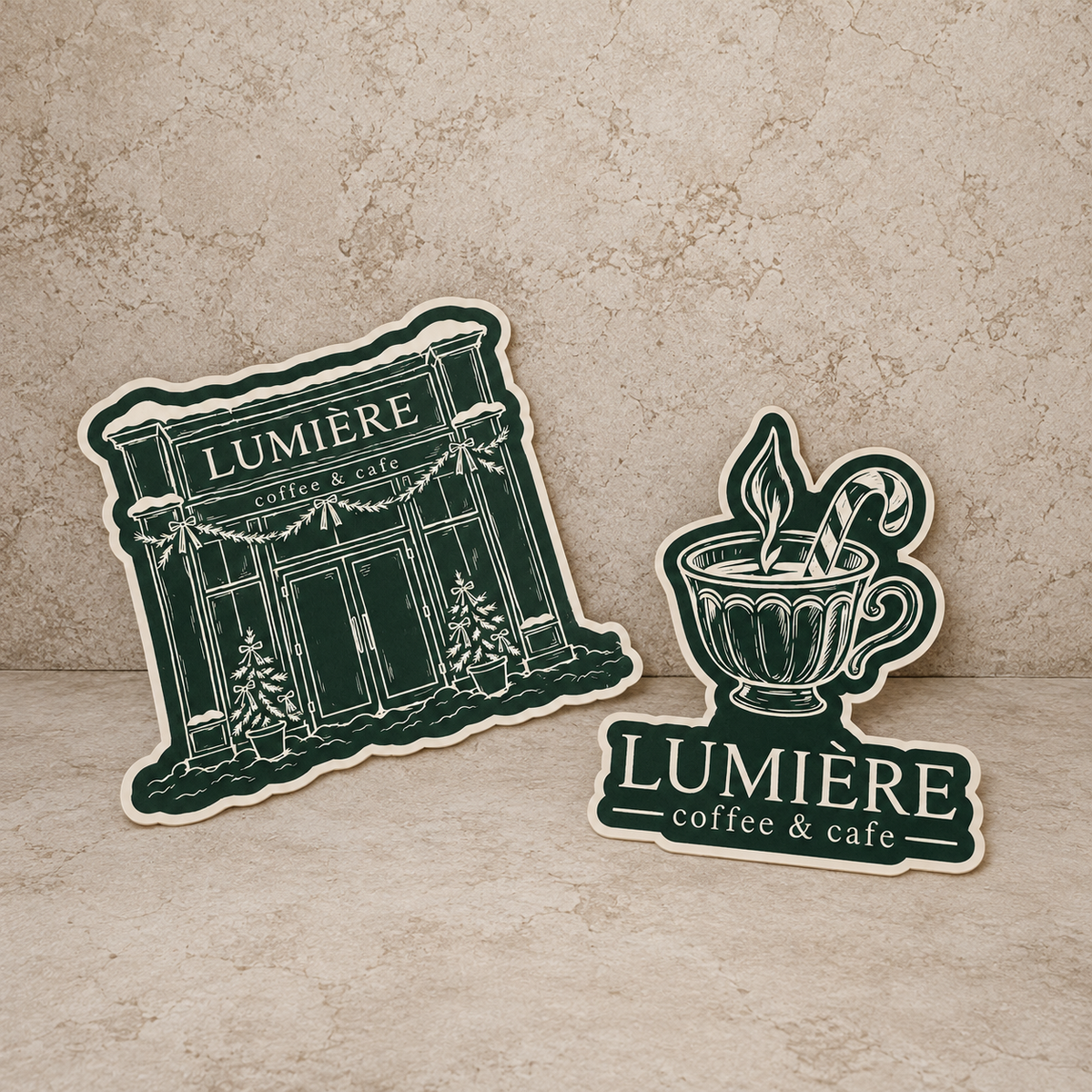 Lumiere Christmas Stickers